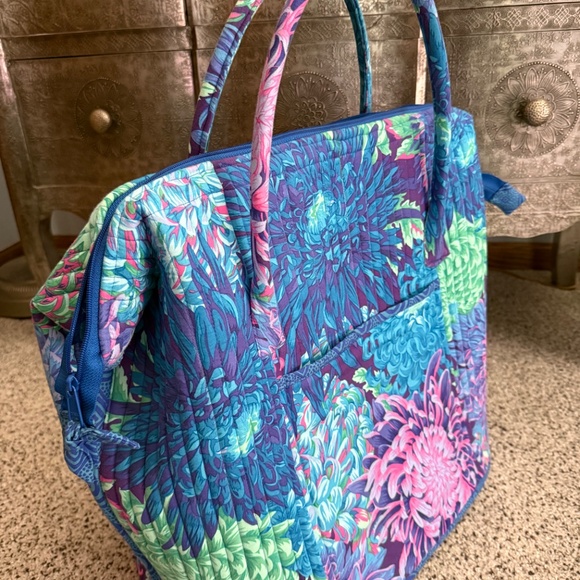 Poppins Bag in Kaffe Fassett Chrysanthemum Fabric - Picture 4 of 6